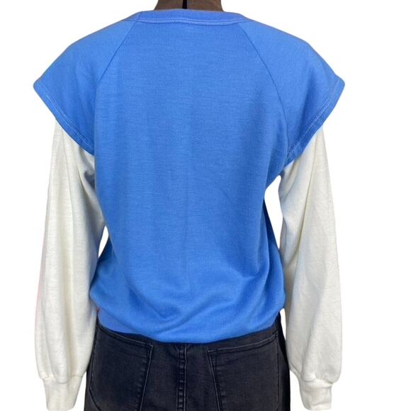 Vintage 80’s JULIE GIRL Layered Sweatshirt Womens (M) Soft Crew‎ USA - Picture 4 of 8